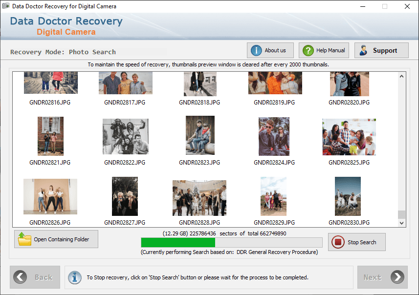 Recovered Data Files